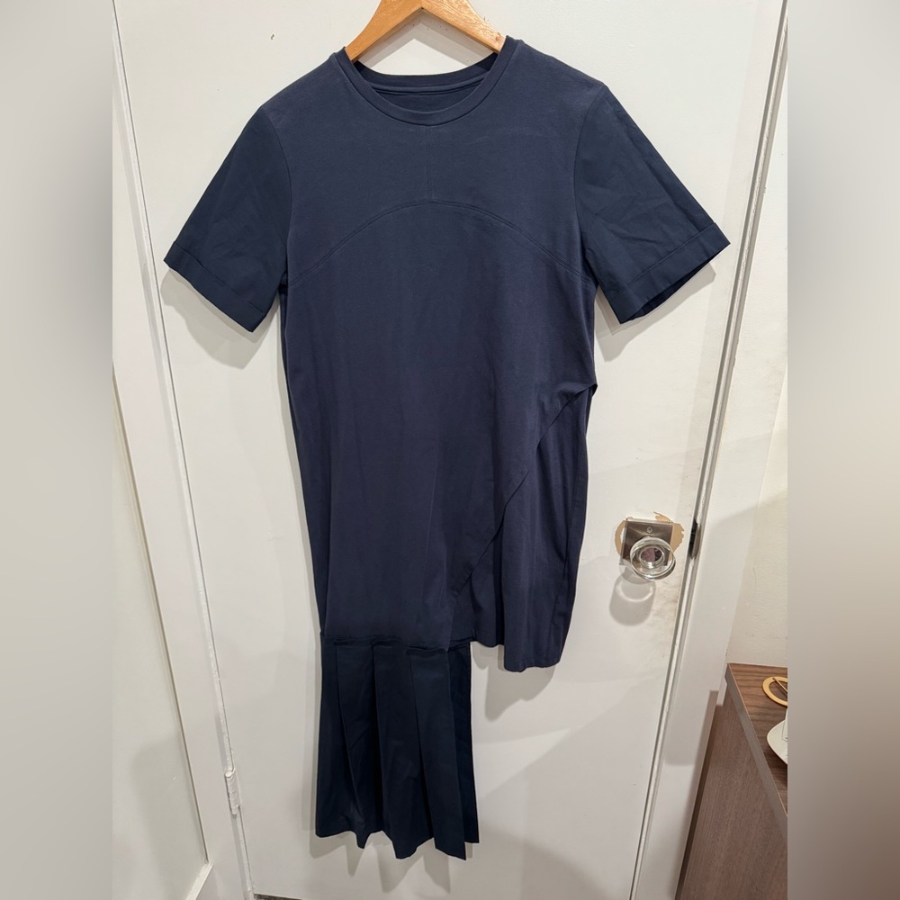 NWOT GREY LAB Navy Crewneck cotton dress